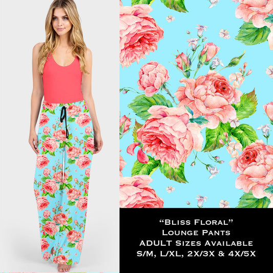 Bliss Floral - Lounge Pants - Like A Duchess