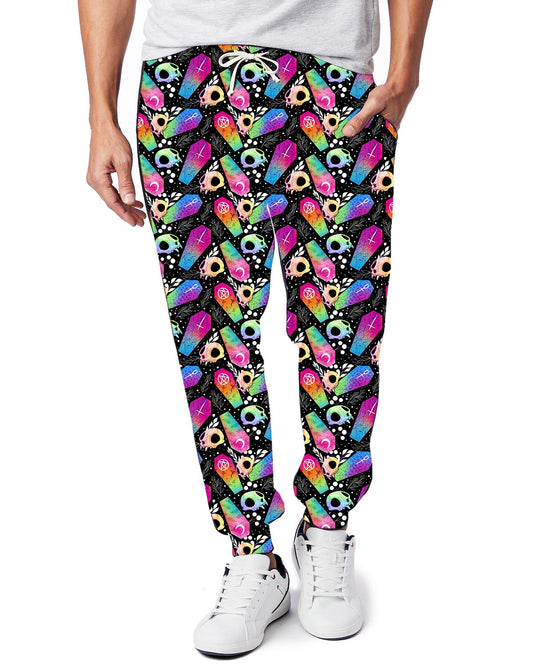 SPOOKY LF RUN- COFFINS POCKET LEGGINGS AND JOGGERS - Like A Duchess