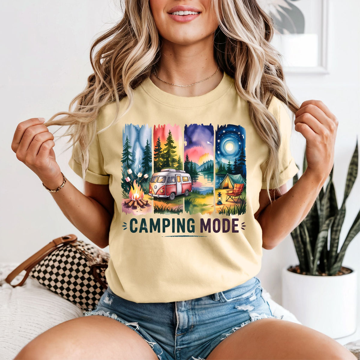 Camping Mode Tshirt - Like A Duchess