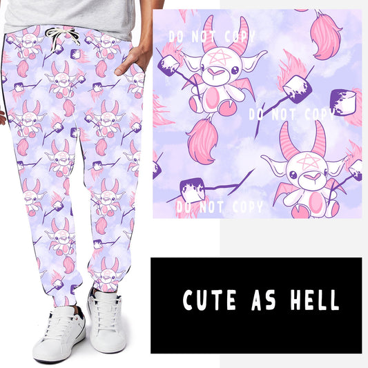 PASTEL ODDITY RUN-CUTE AS HELL LEGGINGS/JOGGERS - Like A Duchess
