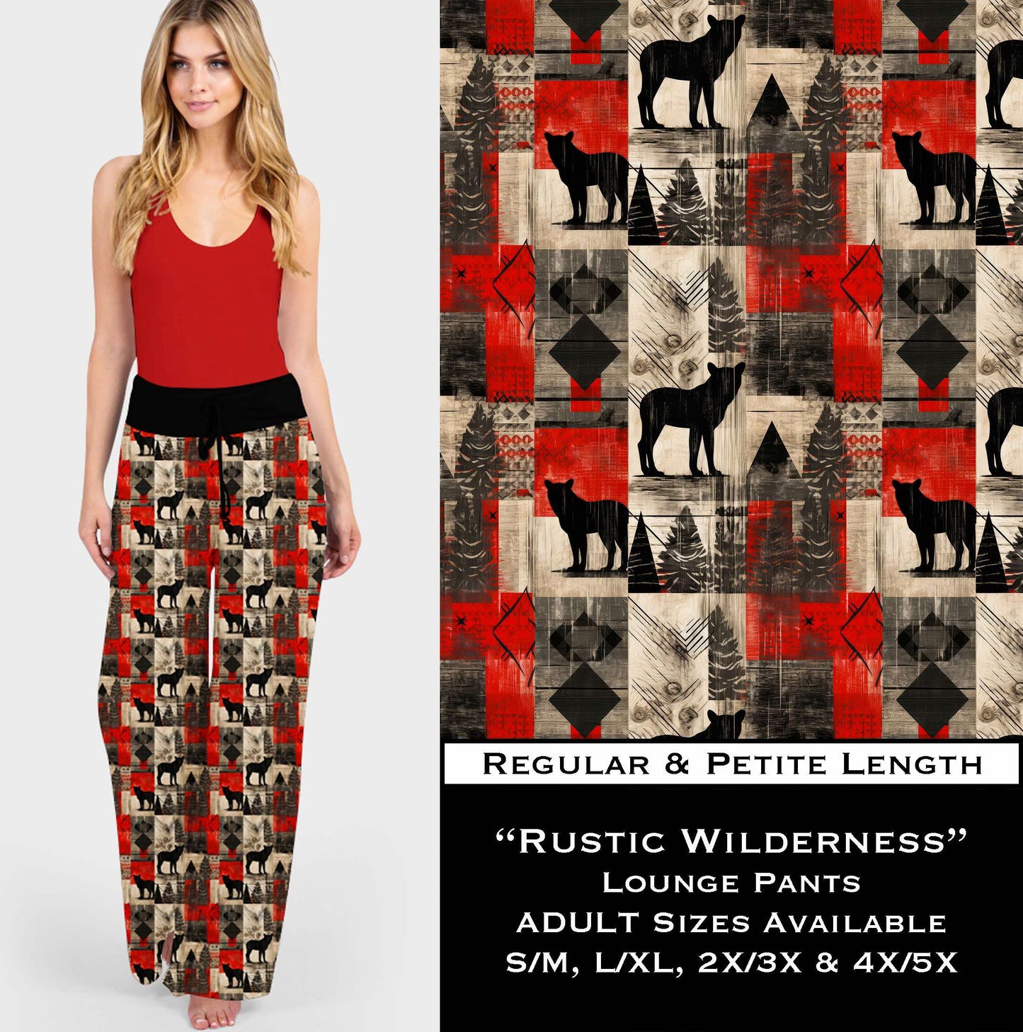 Rustic Wilderness Lounge Pants - Like A Duchess