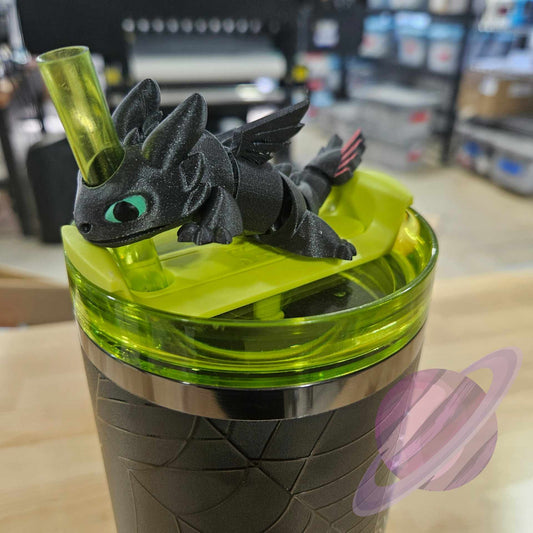 NIGHT FURY-3D PRINTED STRAW BUDDY