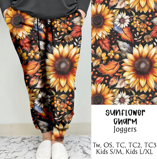 Sunflower Charm Leggings/Joggers | Run ends 6/30 | ETA 42 Days - Like A Duchess
