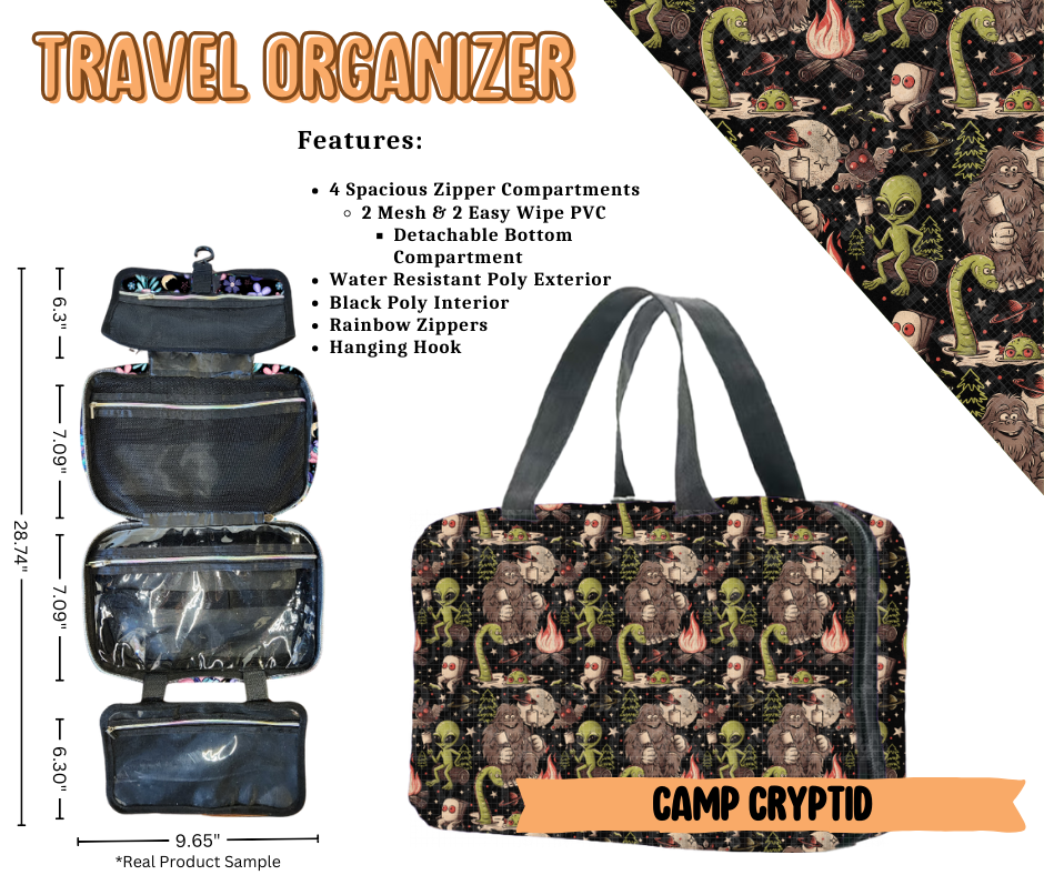 Camp Cryptid Travel Organizer - Like A Duchess