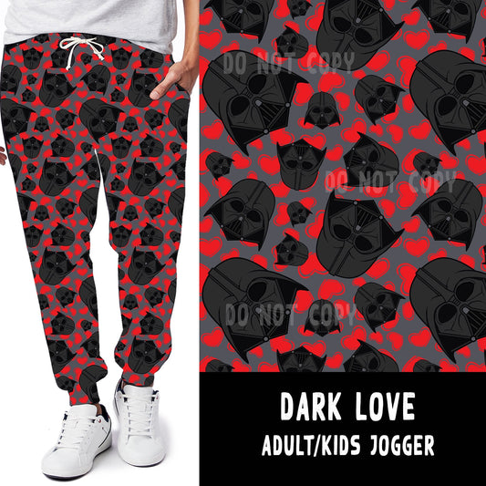LUCKY IN LOVE-DARK LOVE LEGGINGS/JOGGERS - Like A Duchess
