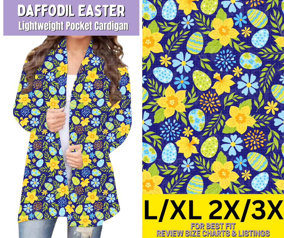 Daffodil Easter Pocket Cardigan - Like A Duchess