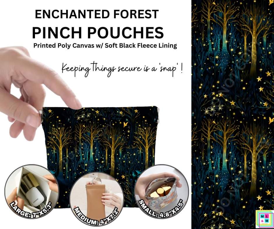 Enchanted Forest Pinch Pouches - Like A Duchess
