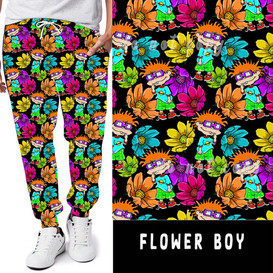 90'S TOON RUN-FLOWER BOY LEGGINGS/JOGGERS - Like A Duchess