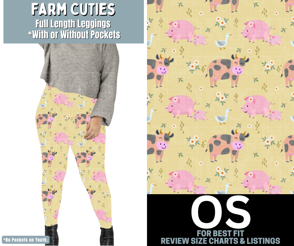 Farm Cuties Full Length Leggings w/ Pockets - Like A Duchess