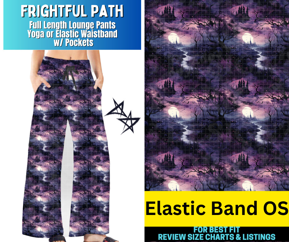 Frightful Path Full Length Lounge Pants - Like A Duchess