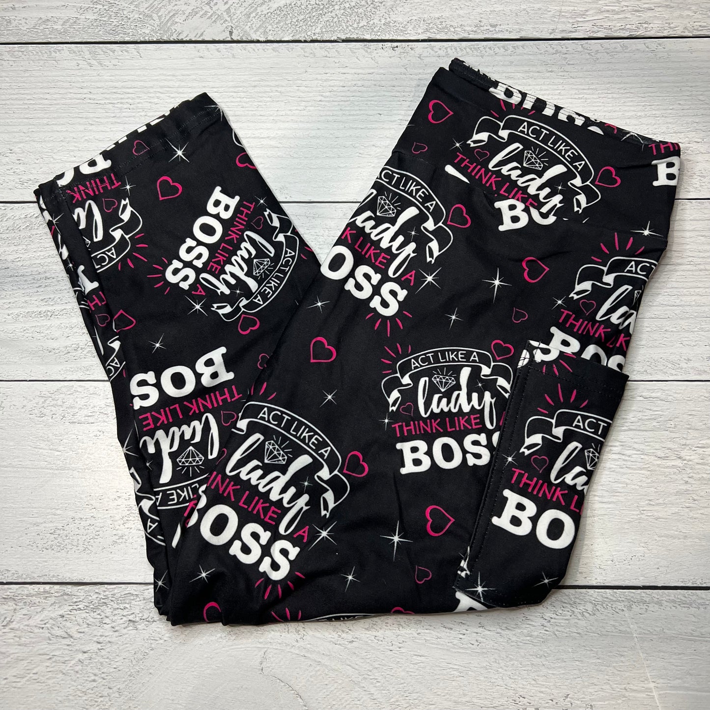 Act Like A Lady - Leggings with Pockets - Like A Duchess