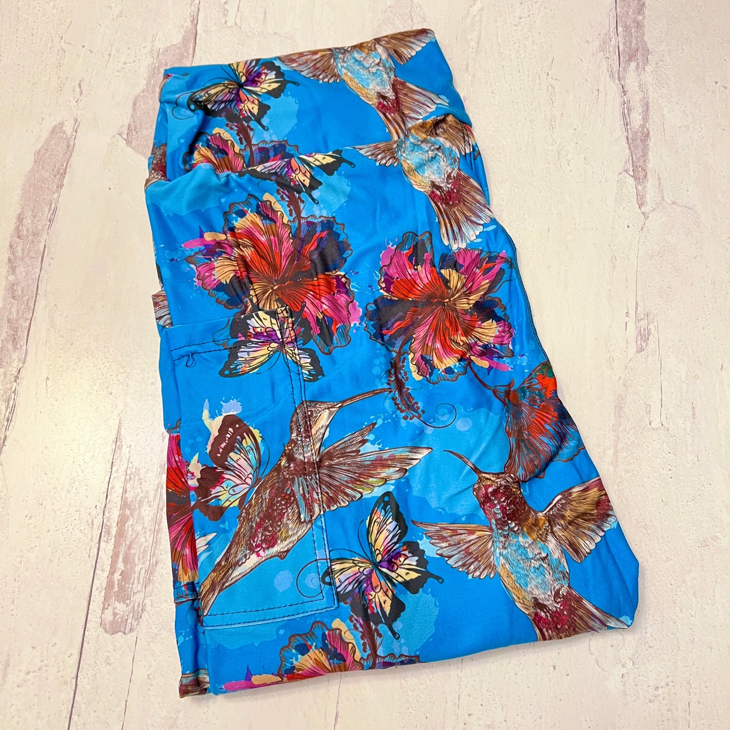 Hummingbird - Leggings with Pockets - Like A Duchess