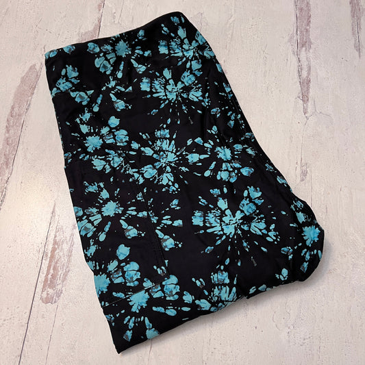 Tie Dye Turquoise - Leggings with Pockets - Like A Duchess