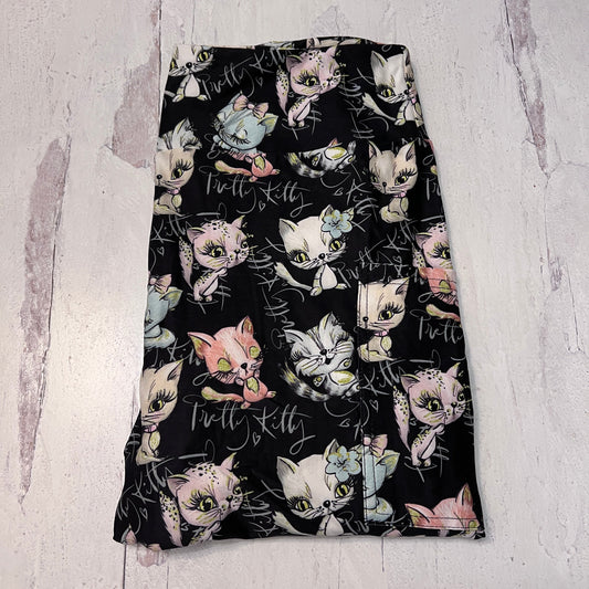 Pretty Kitties - Leggings with Pockets - Like A Duchess