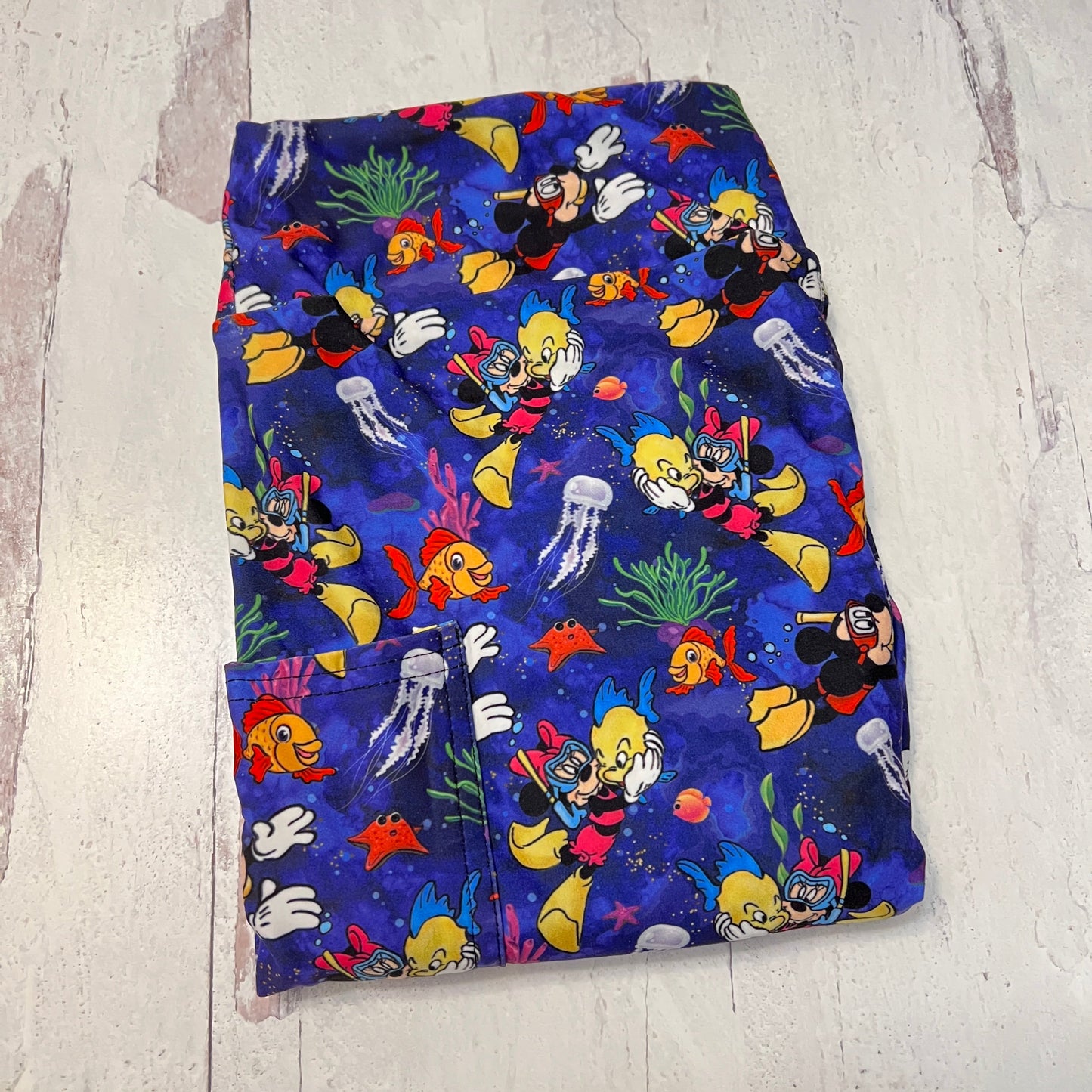 Ocean Play - Leggings with Pockets - Like A Duchess