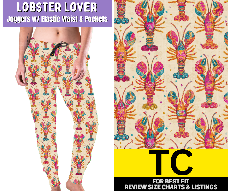 Lobster Lover Joggers - Like A Duchess
