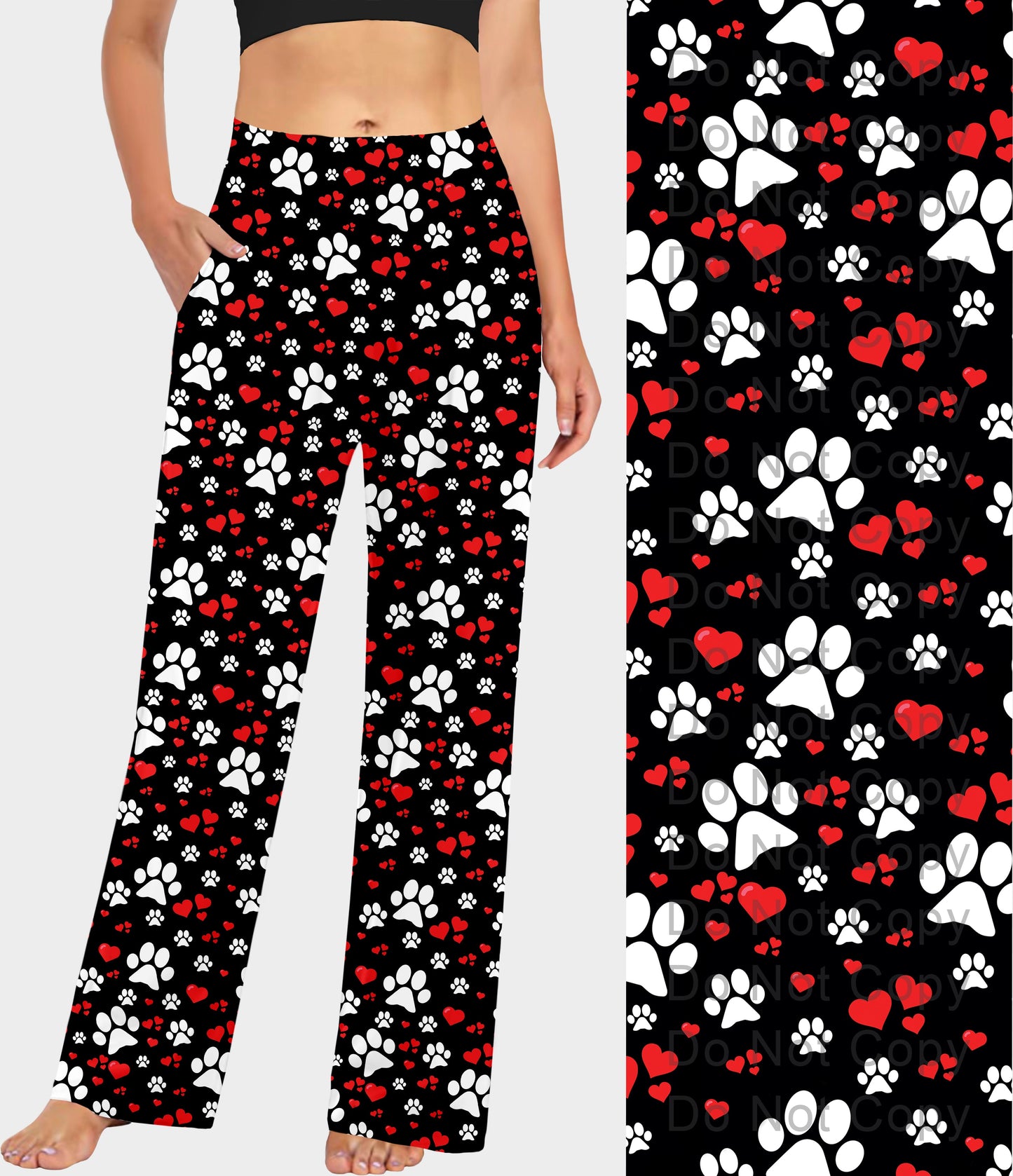RTS - Paws to My Heart Lounge Pants - Like A Duchess