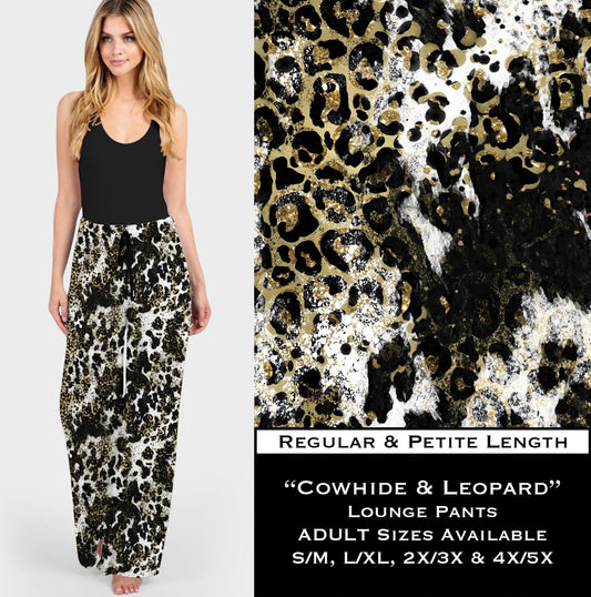Cowhide & Leopard Lounge Pants - Like A Duchess