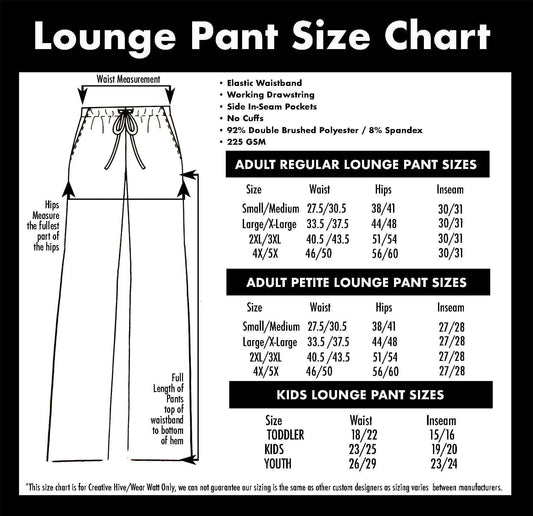 Sunflower Black & White - Lounge Pants - Like A Duchess