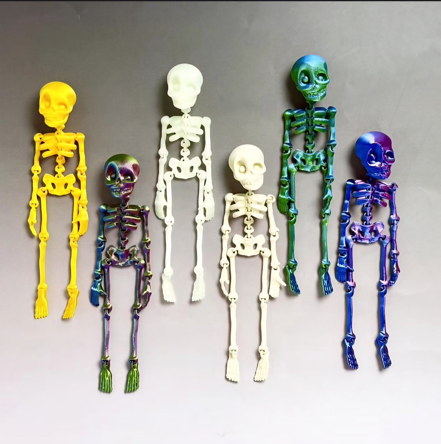 MAGNETIC SKELETON- 3D PRINTED- VARIETY OF COLORS - Like A Duchess