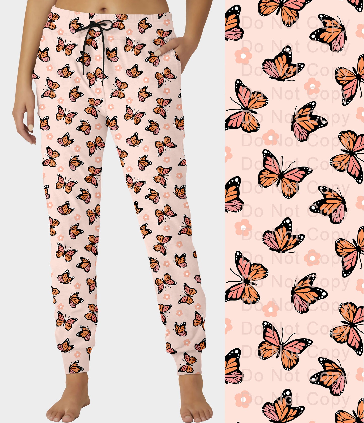 RTS - Spring Butterfly Joggers - Like A Duchess