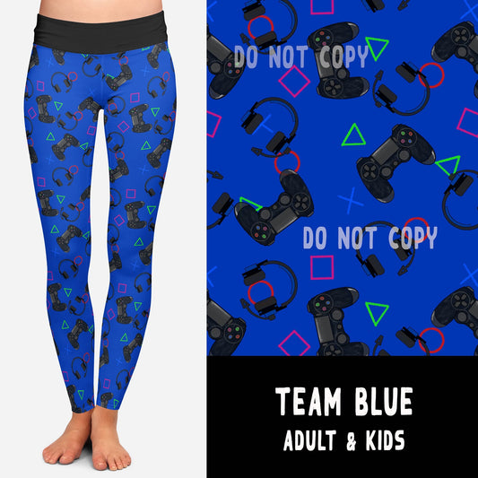 BATCH 61-TEAM BLUE LEGGINGS/JOGGERS - Like A Duchess
