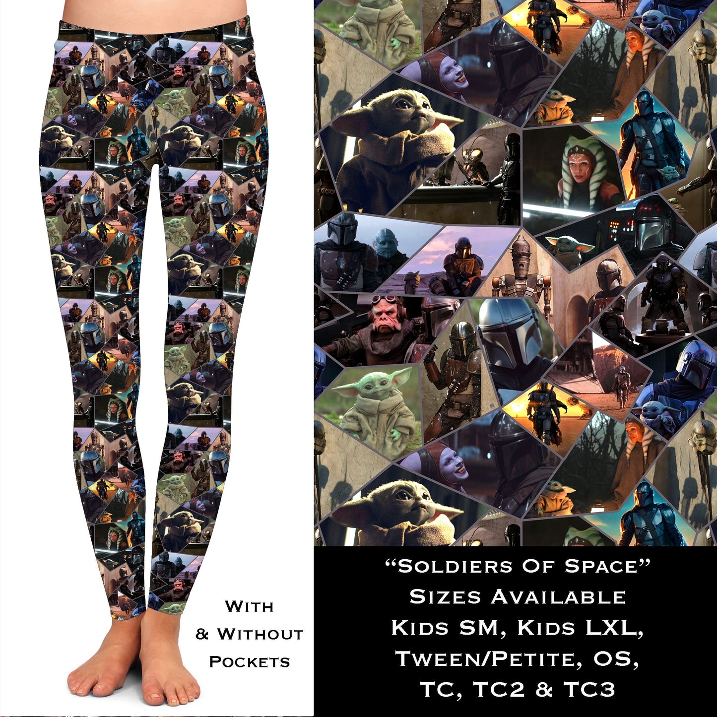 Soldiers of Space - Legging & Capri - Like A Duchess