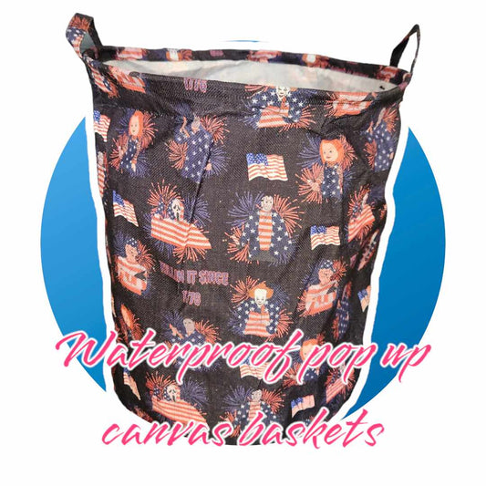 SKELL READER - CANVAS BASKET - Like A Duchess