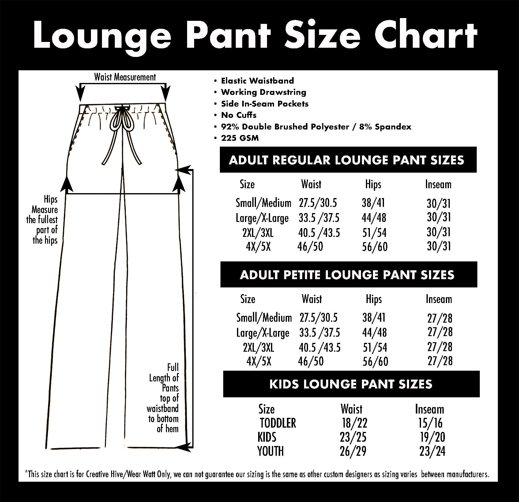 Color Waves - Lounge Pants - Like A Duchess