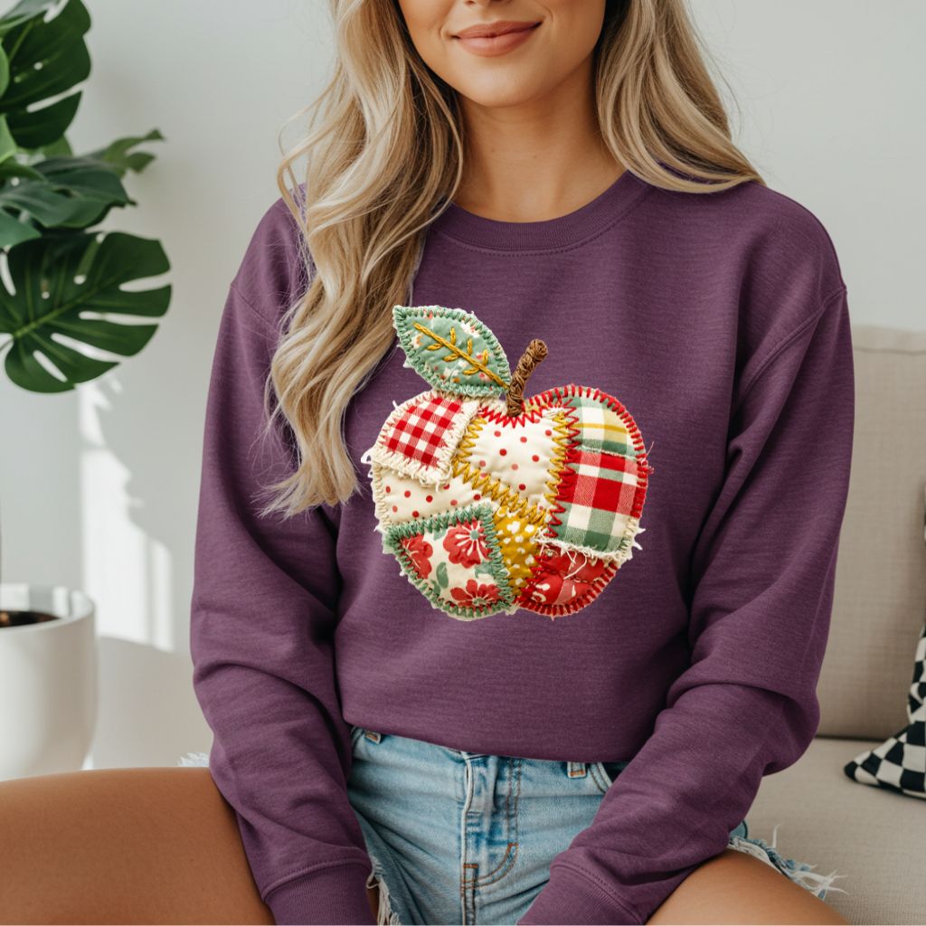 Back To School Apple Sweatshirt - Like A Duchess