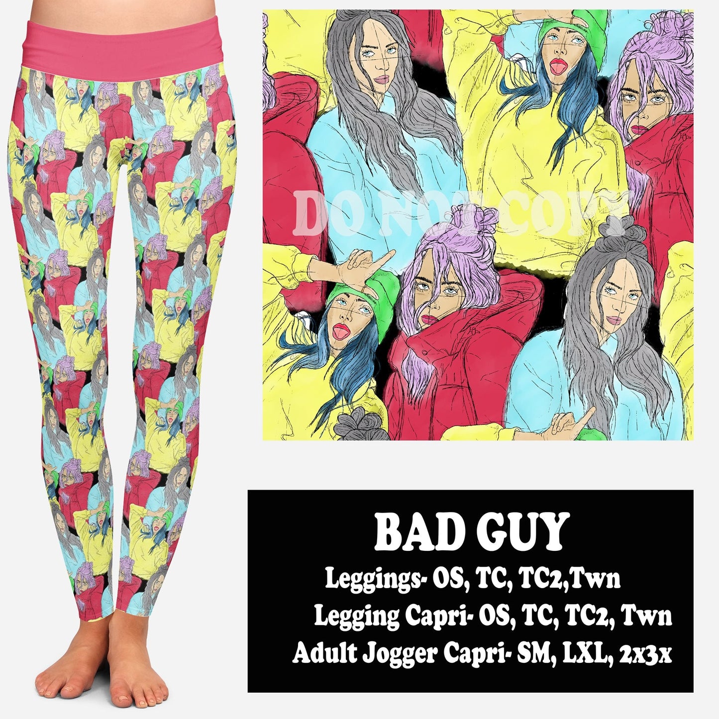 BAD GUY (LEGGINGS, CAPRI, JOGGER CAPRI) - Like A Duchess