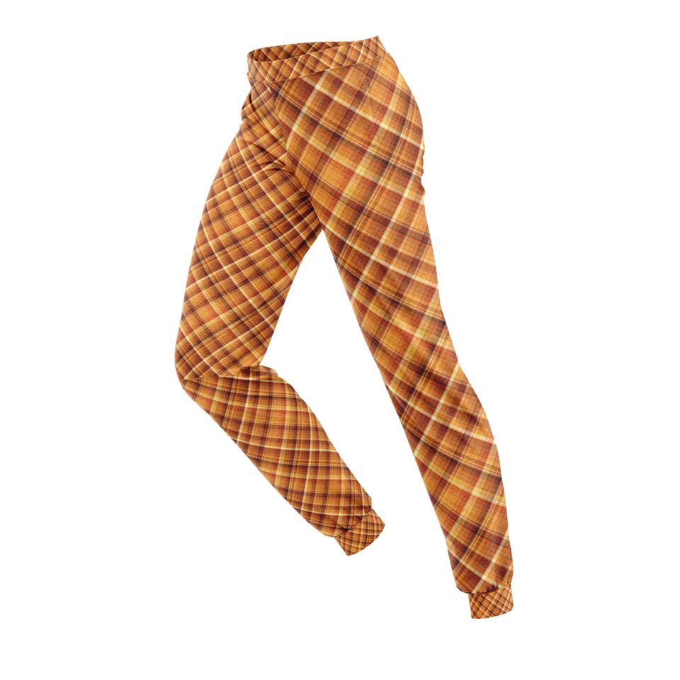 PUMPKIN PLAID LEGGINGS/JOGGER - Like A Duchess