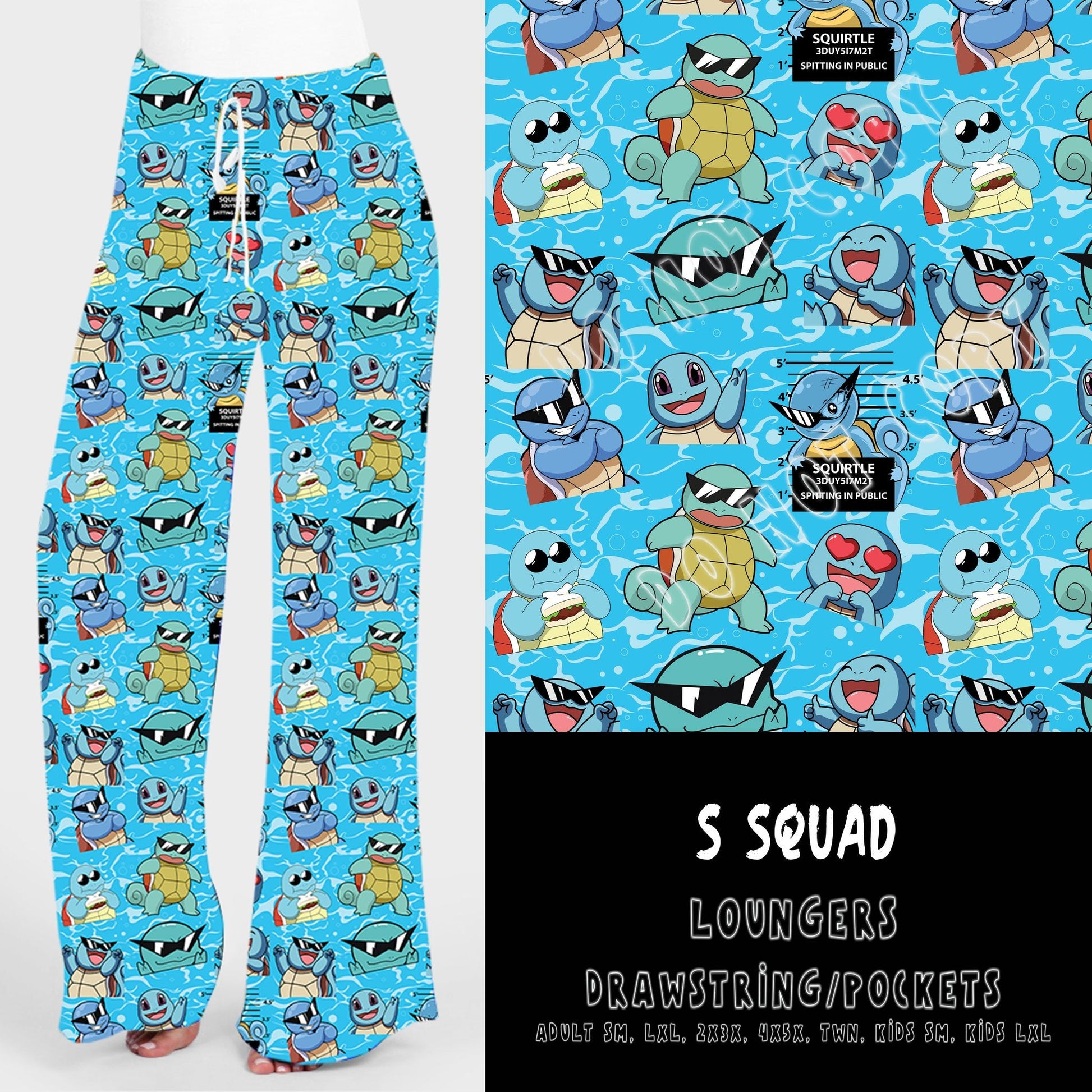 CATCH EM RUN-S SQUAD- LOUNGERS ADULTS/KIDS - Like A Duchess