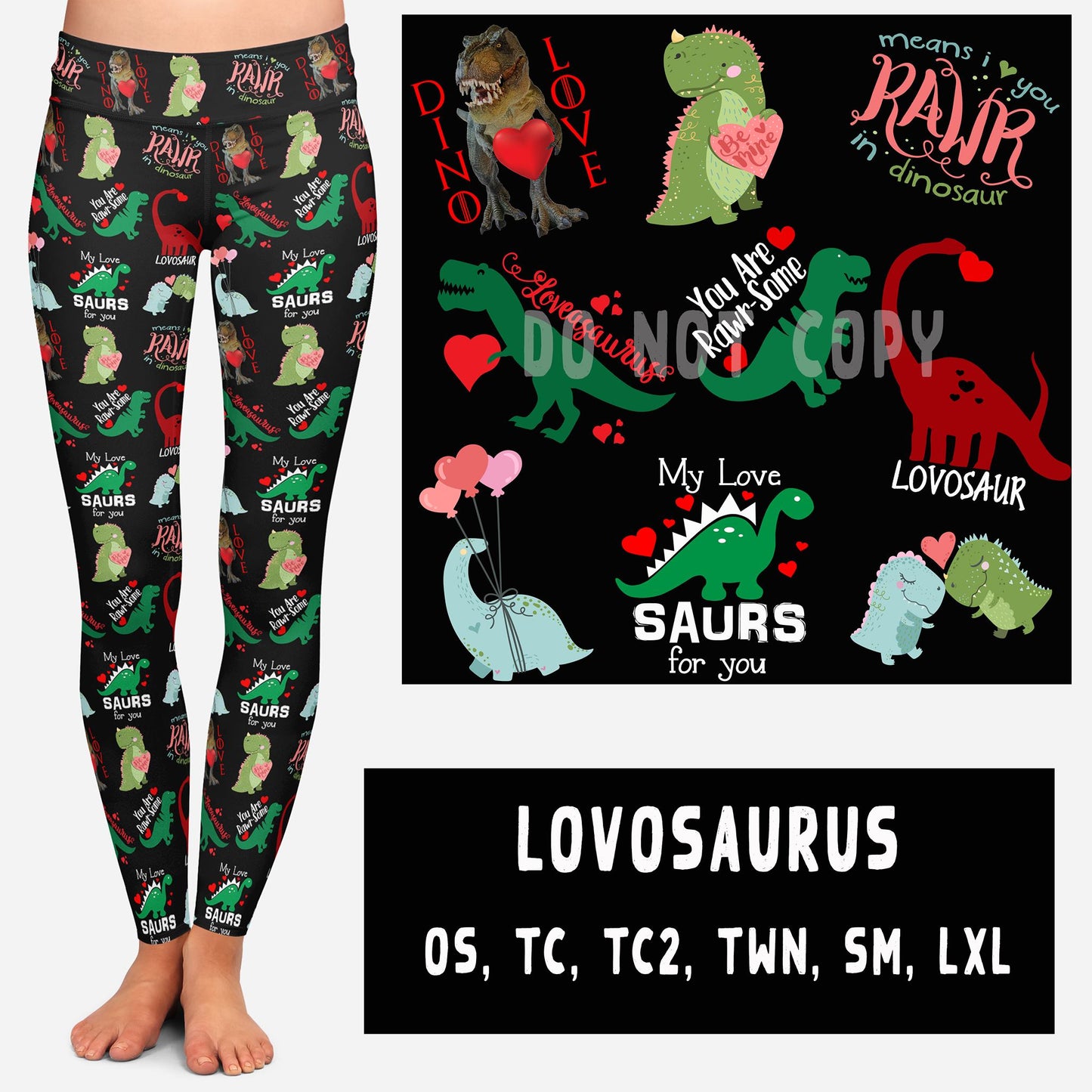 VDAY BATCH-LOVOSAURUS LEGGINGS AND JOGGERS - Like A Duchess