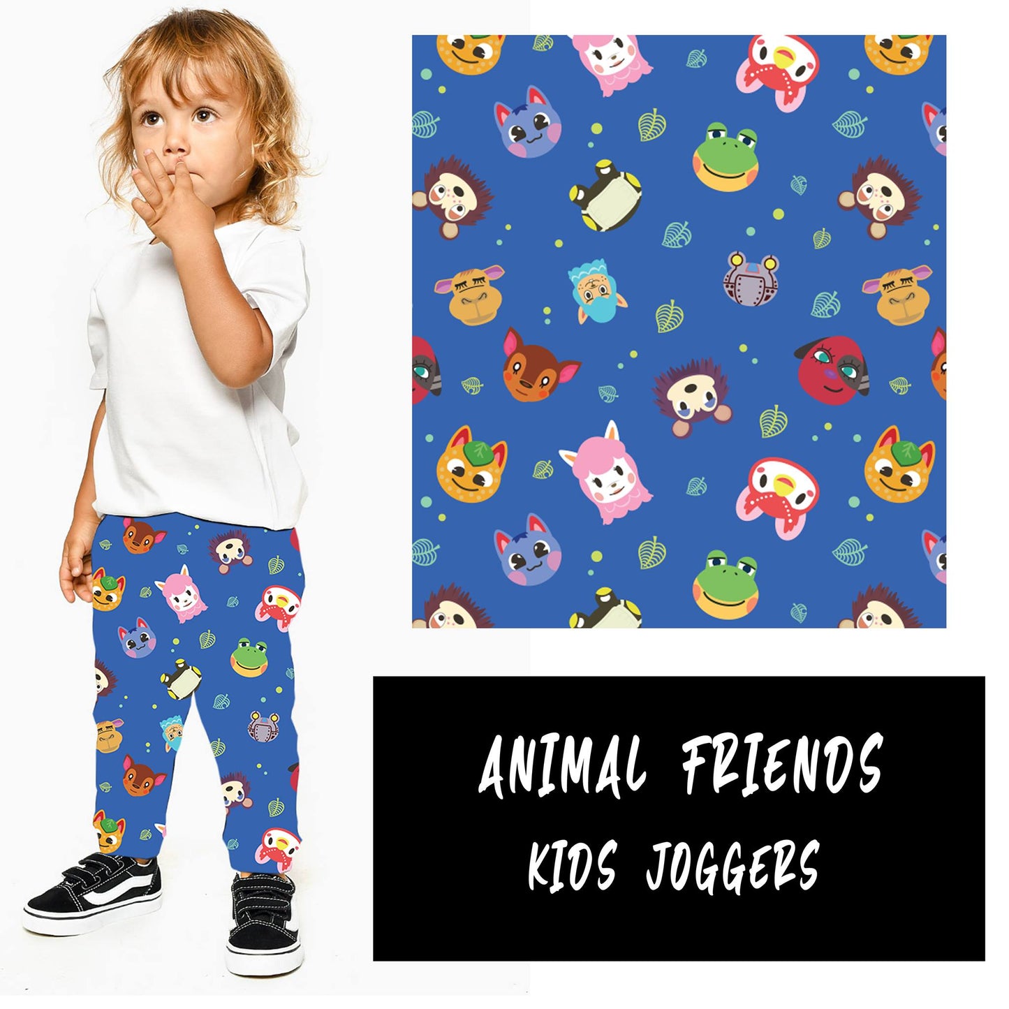 ANIMAL FRIENDS- ADULT AND KIDS LEGGINGS/JOGGER - Like A Duchess
