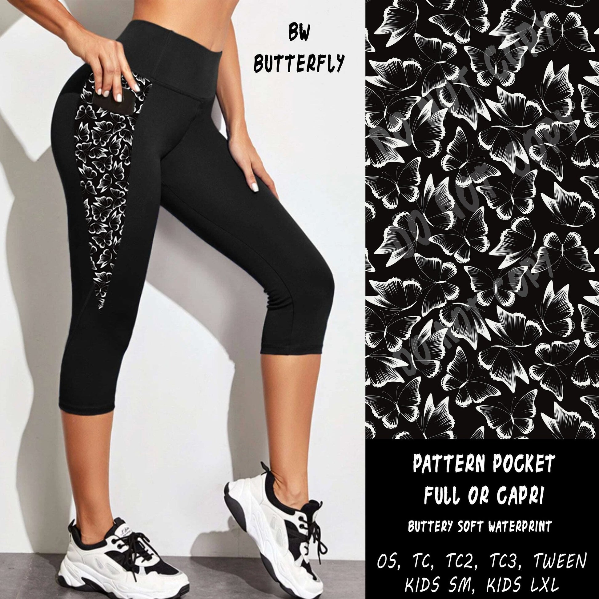 PPO BW BUTTERFLY CAPRI - Like A Duchess