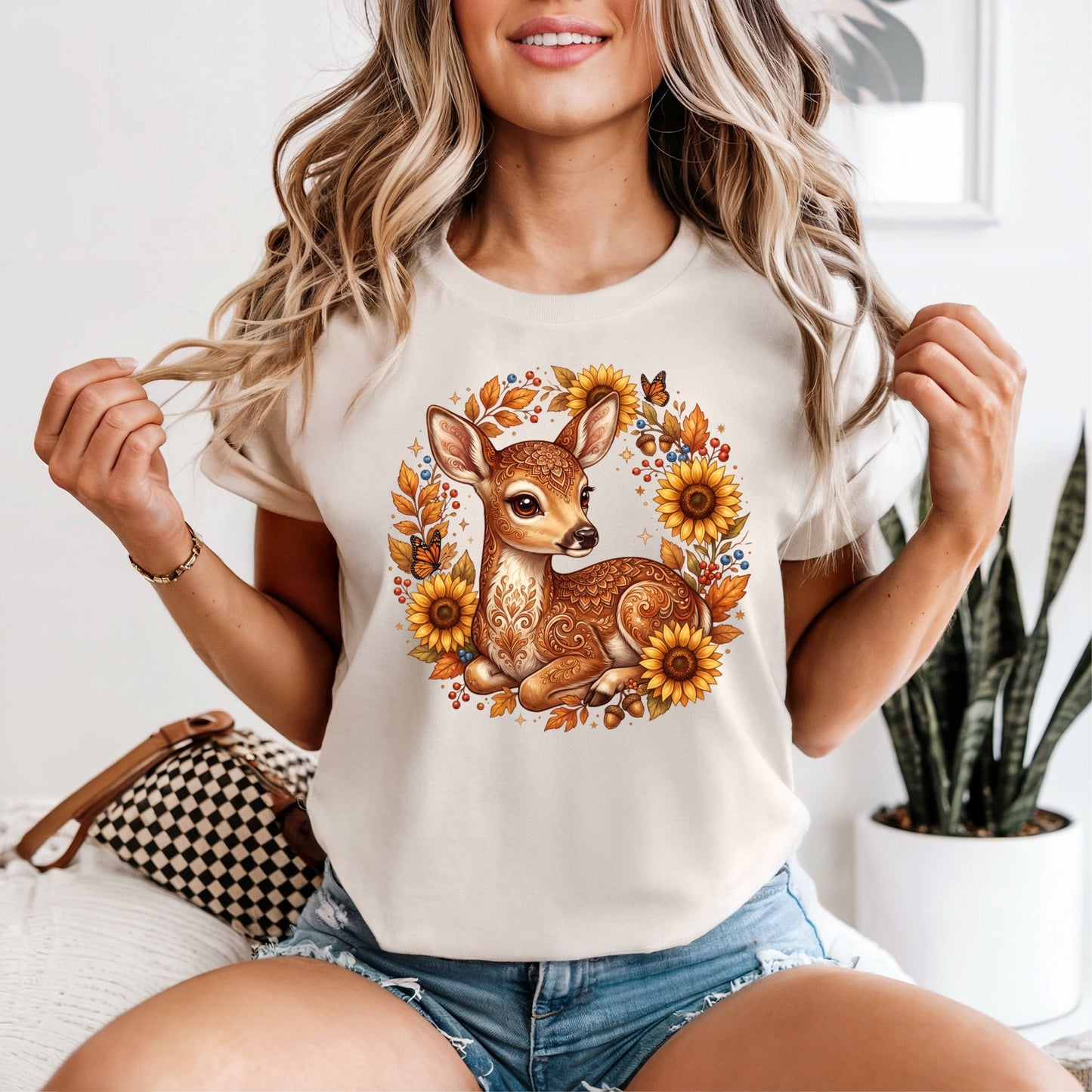 Fall Deer Tshirt - Like A Duchess