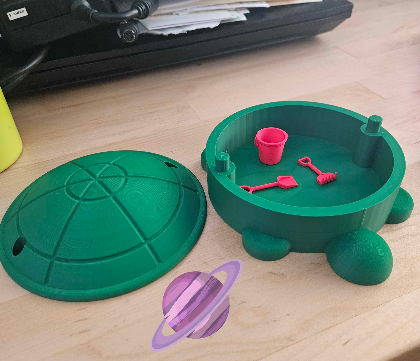 TURTLE SANDBOX ZEN GARDEN-3D PRINTED - Like A Duchess