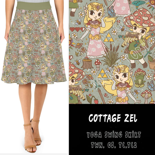 COTTAGECORE RUN-COTTAGE ZEL- SWING SKIRT - Like A Duchess