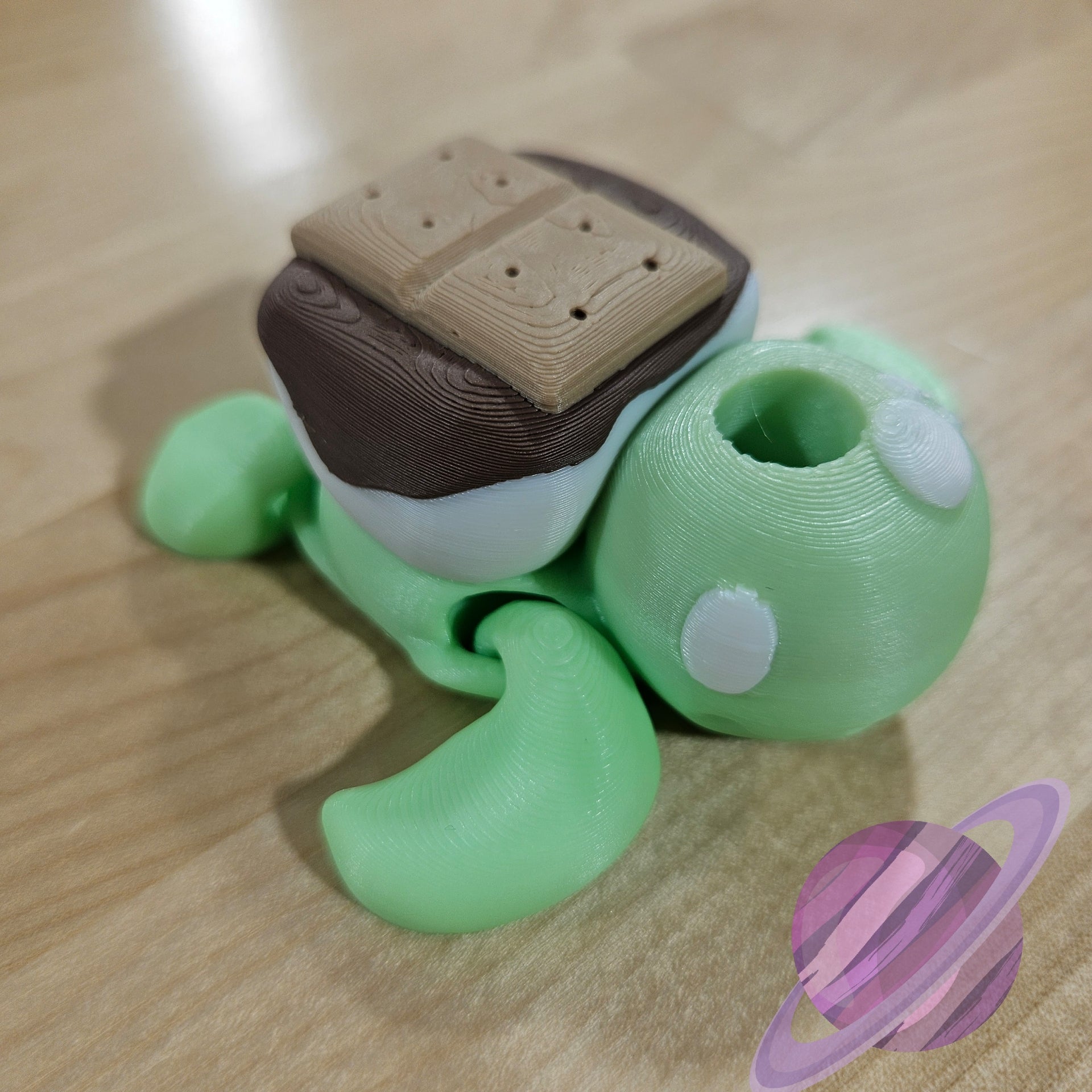 SMORE TURTLE-3D PRINTED STRAW BUDDY - Like A Duchess