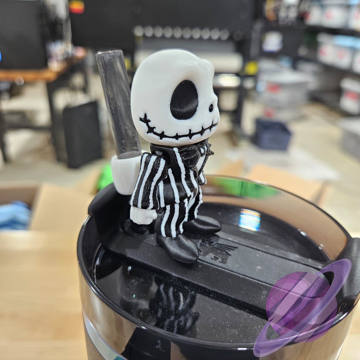 NIGHTMARE SKELETON-3D PRINTED STRAW BUDDY - Like A Duchess