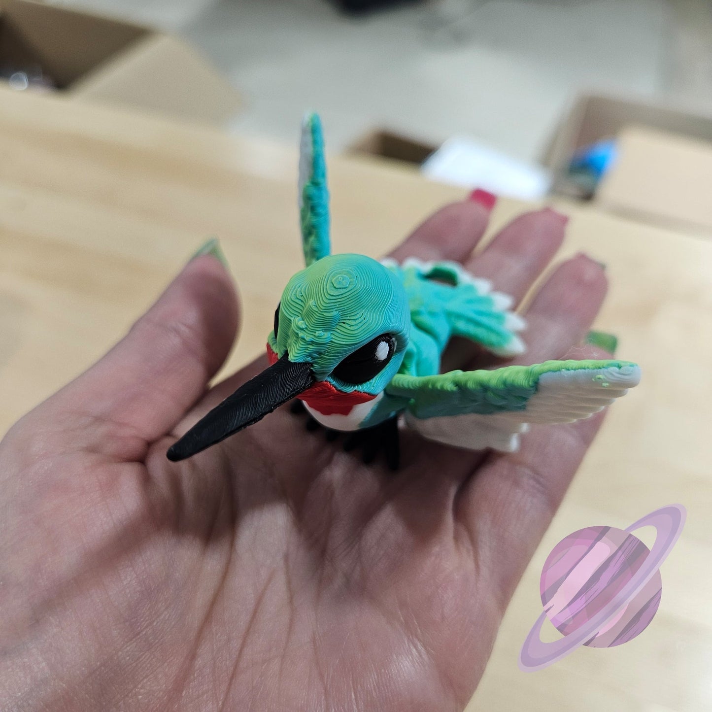 HUMMINGBIRD-3D PRINTED STRAW BUDDY - Like A Duchess