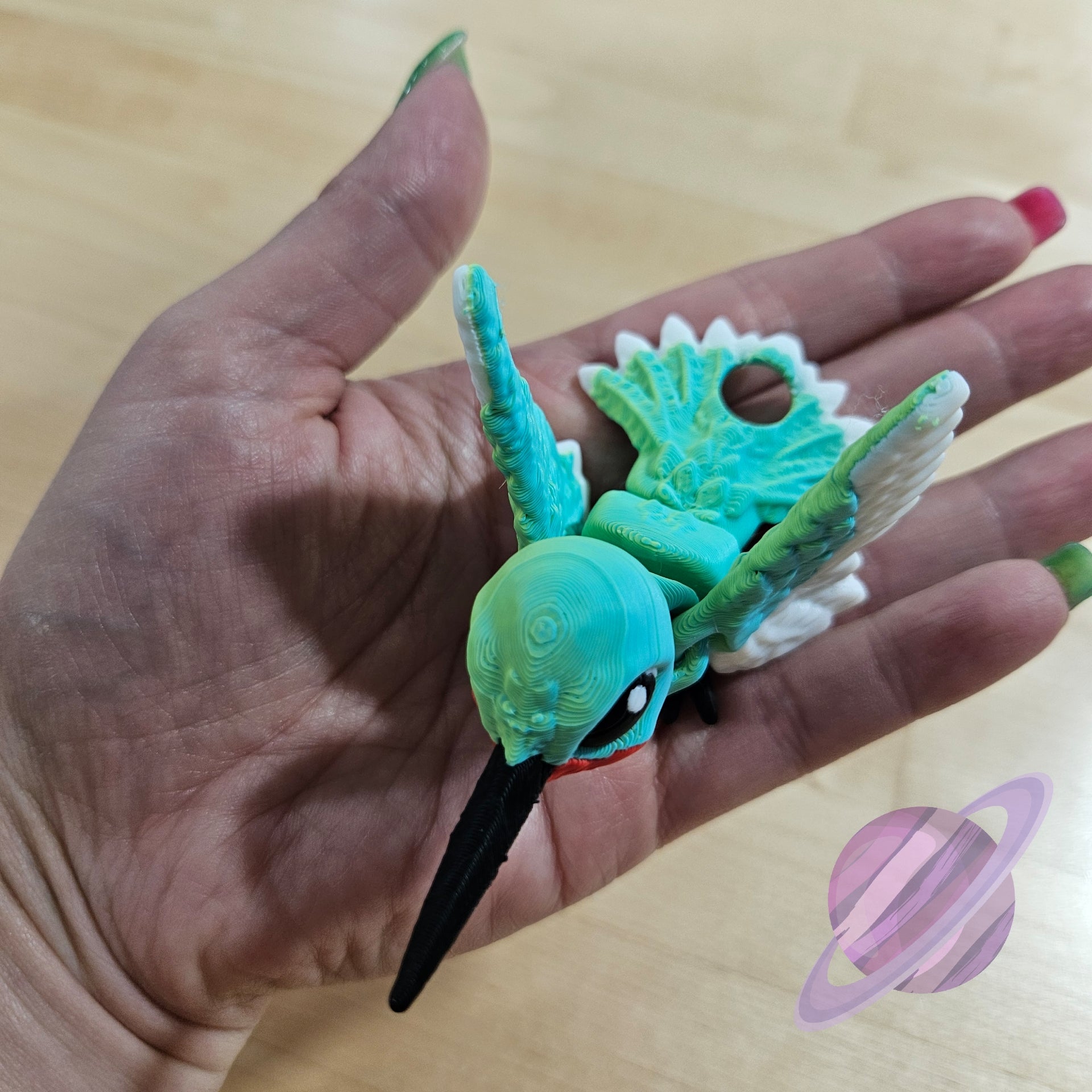 HUMMINGBIRD-3D PRINTED STRAW BUDDY - Like A Duchess