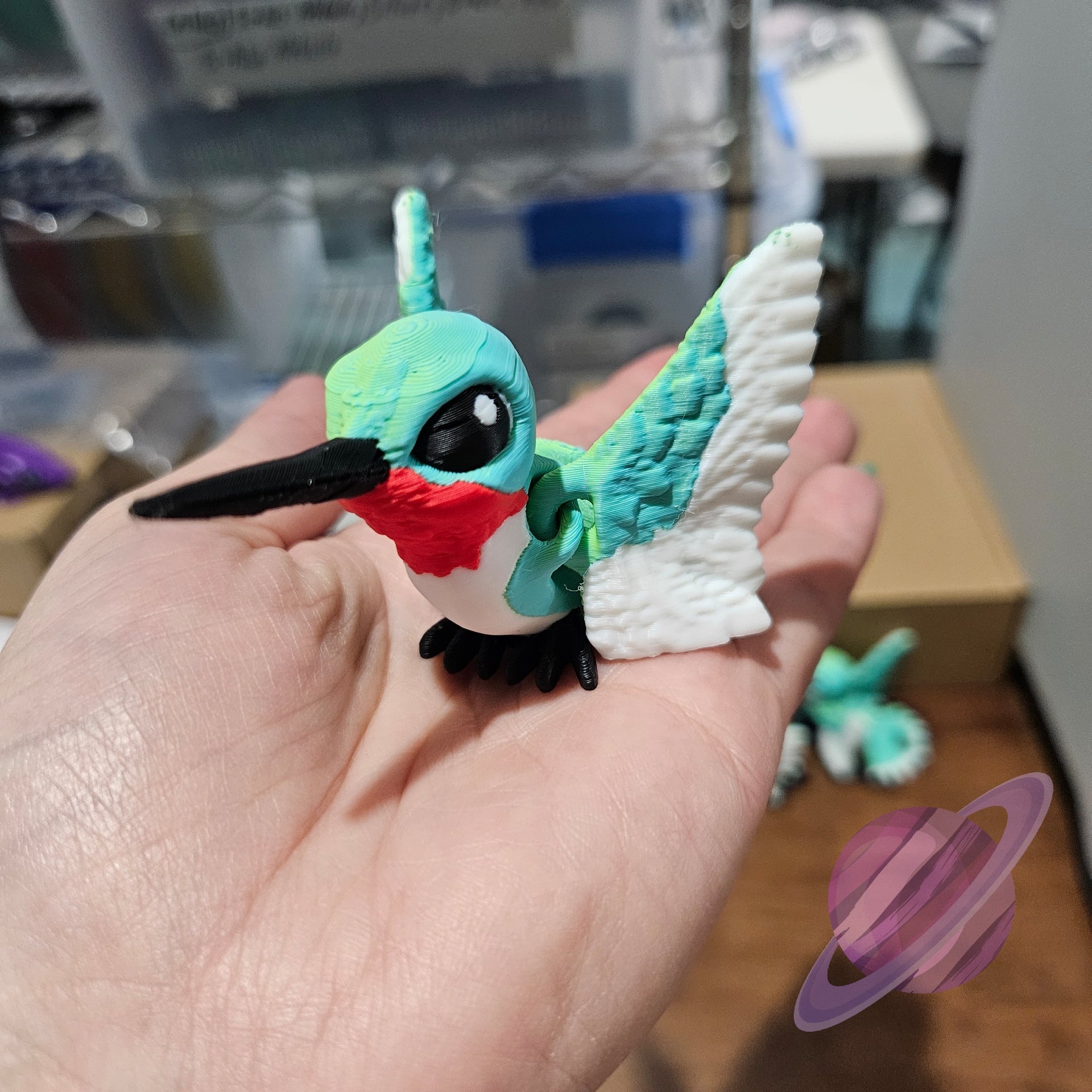 HUMMINGBIRD-3D PRINTED STRAW BUDDY - Like A Duchess