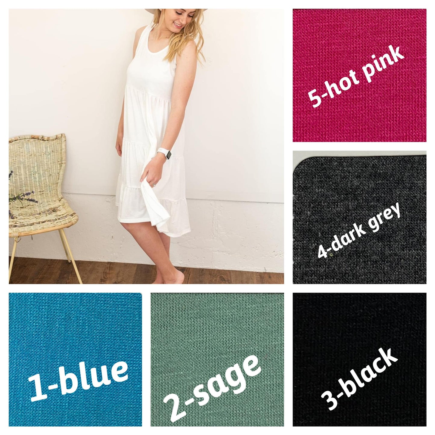 SOLID RUFFLE SUNDRESS - Like A Duchess