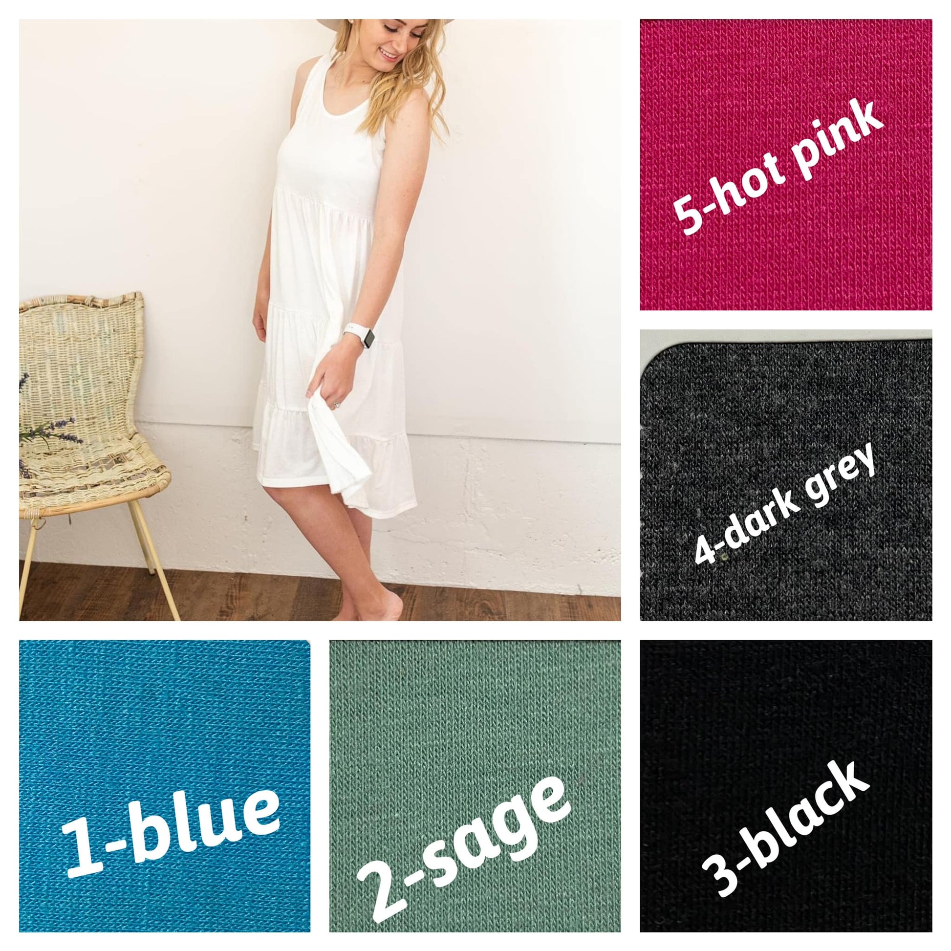 SOLID RUFFLE SUNDRESS - Like A Duchess