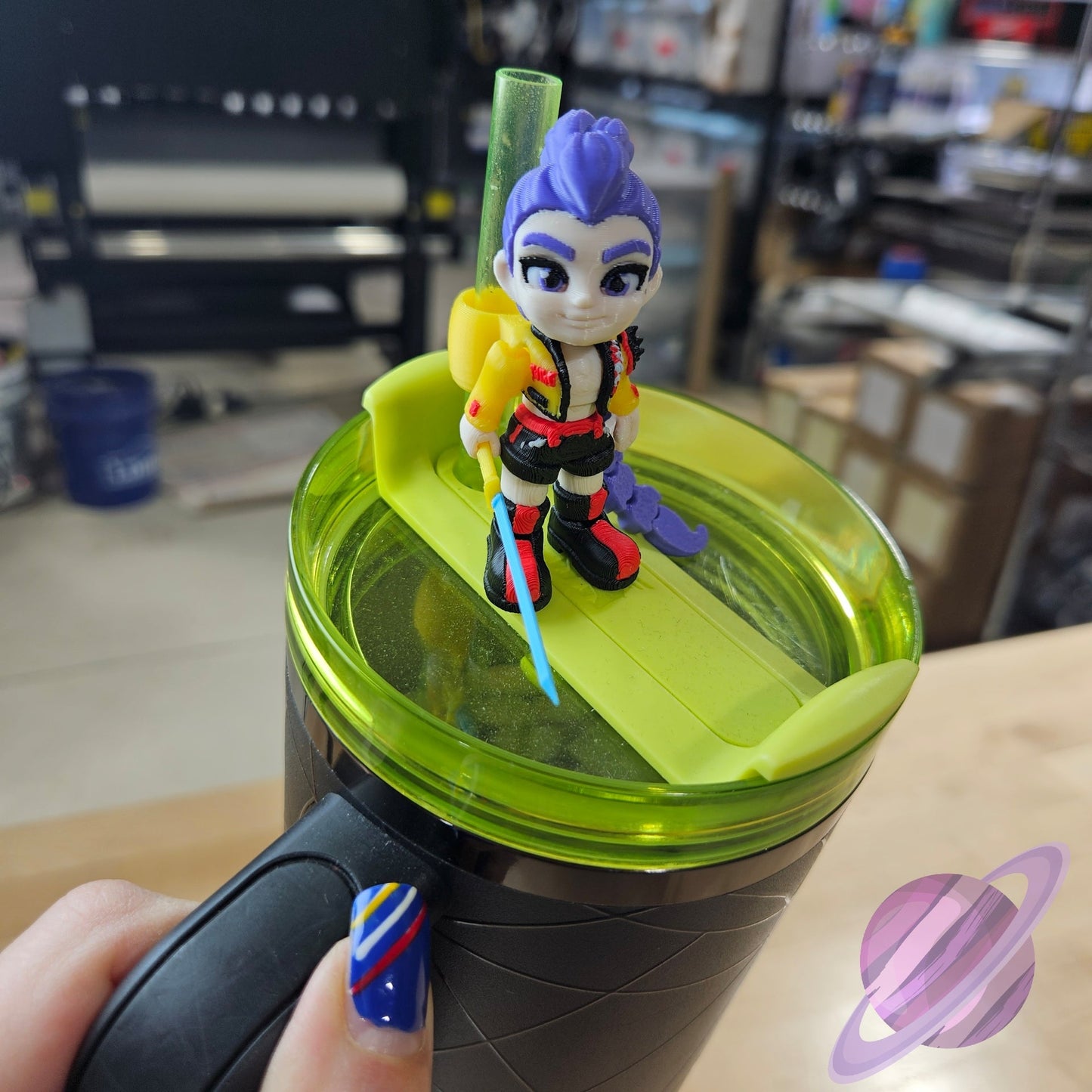 HUNTER GIRL-3D PRINTED STRAW BUDDY - Like A Duchess