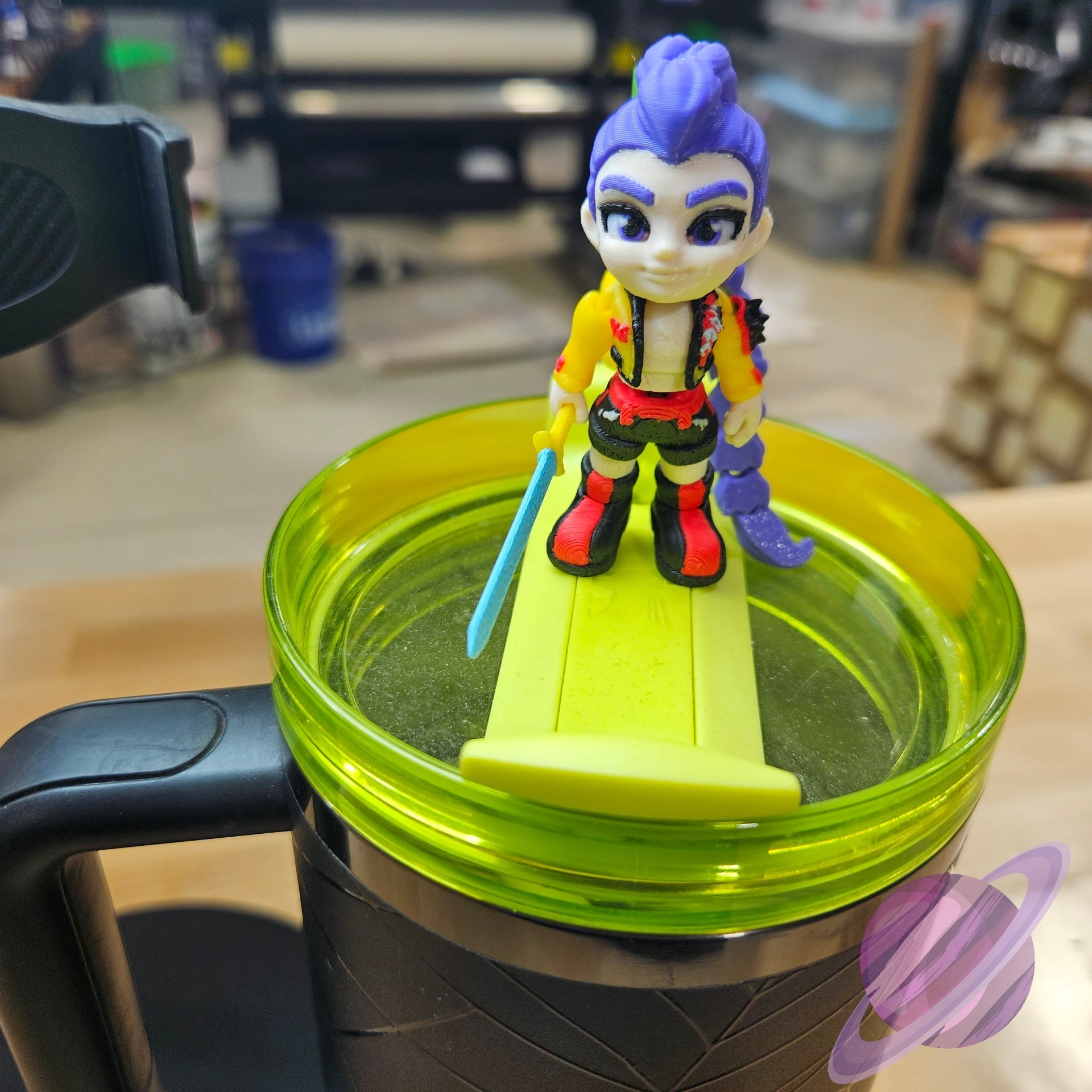 HUNTER GIRL-3D PRINTED STRAW BUDDY - Like A Duchess