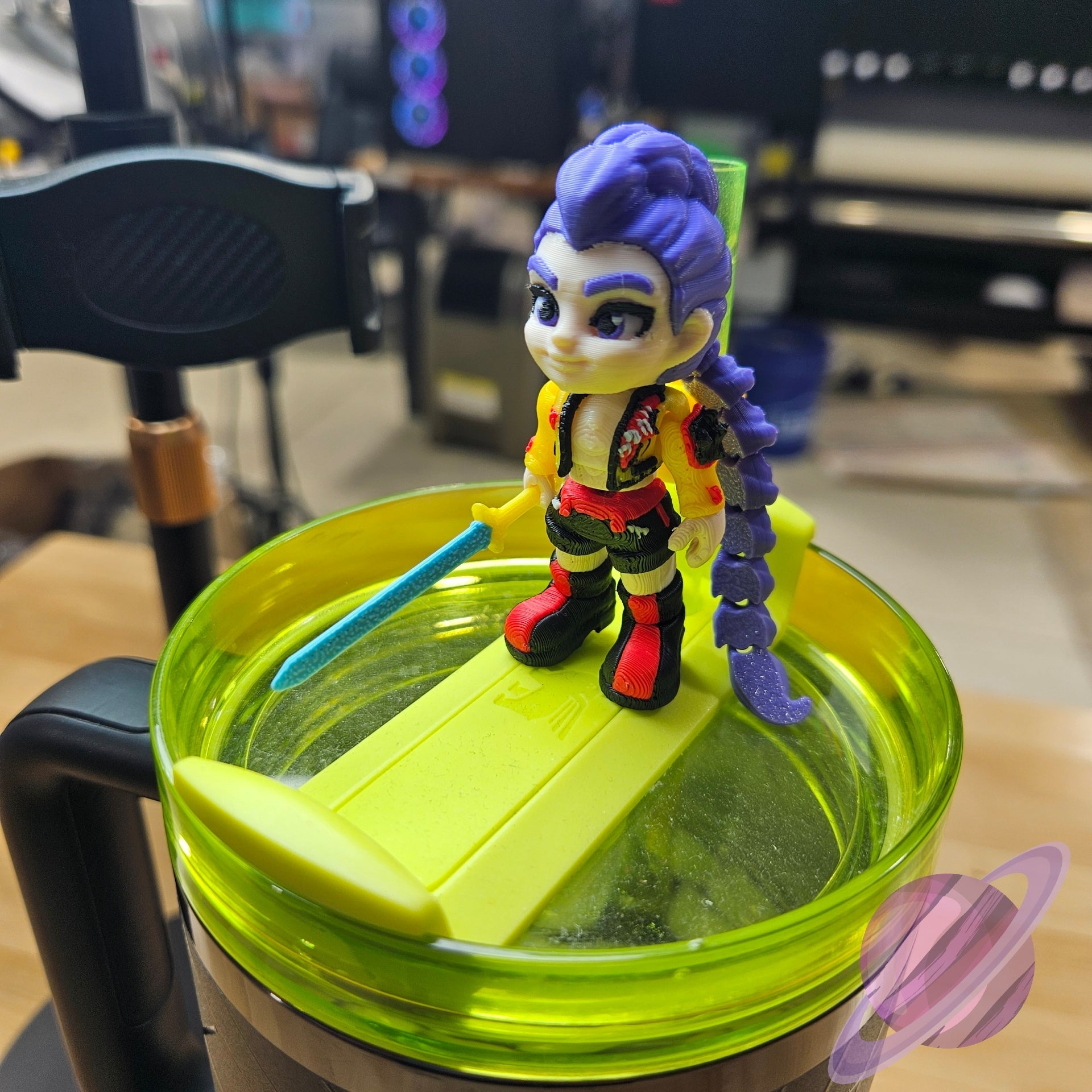 HUNTER GIRL-3D PRINTED STRAW BUDDY - Like A Duchess