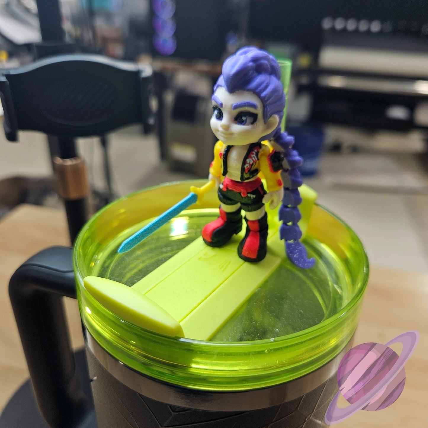 HUNTER GIRL-3D PRINTED STRAW BUDDY - Like A Duchess